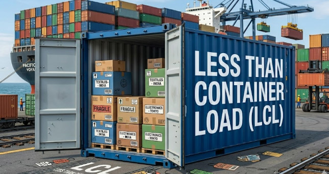 LCL- Less than Container Load